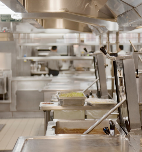 Technician servicing commercial griddle in Dubai